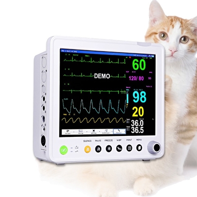 12 납 ECG 수의학 인내심은 수의 내과 임상학 장비에 대하여 모니터합니다