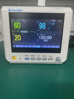 PM-9000 다중 매개 변수 중요한 사인 구급차 ECG 환자 모니터 피르스타이드 7 인치