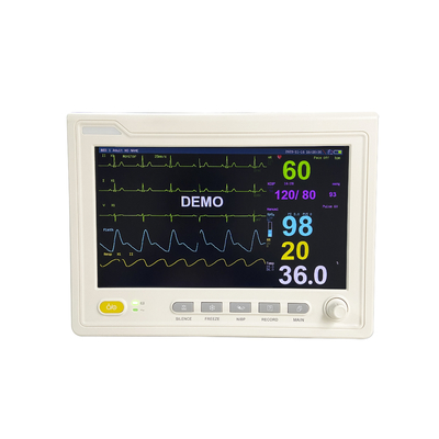 의료 장비 다중 파라미터 환자 모니터와 ECG spo2 ETCO2 NIBP resp tem 모니터