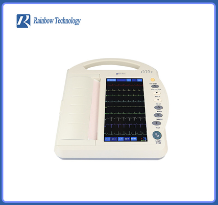환자를 위한 10 인치 의학 ECG 기계 다채로운 LCD 다수 작동 형태