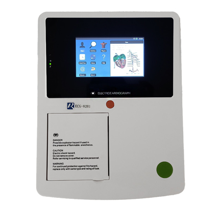 4.3 인치 터치 스크린 신체 건강 모니터링을 위한 의료 ECG 기계 ISO 인증