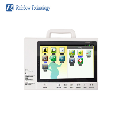 아기 심장감시 장치 LCD 디스플레이를 위해 가능한 휴대용 초음파 태아 도플러 OEM