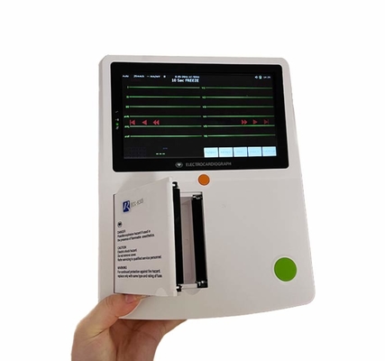 사지 전극 터치 스크린과 12 채널 디지털 ECG 기계 고분해성