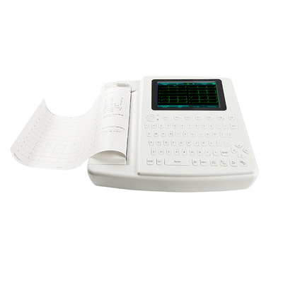 7 인치 EKG 심박 기록기 기계 12 채널 ECG 기계 PC ECG 소프트웨어