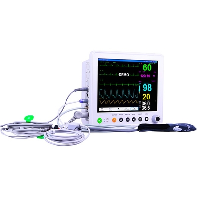 12 납 ECG 수의학 인내심은 수의 내과 임상학 장비에 대하여 모니터합니다