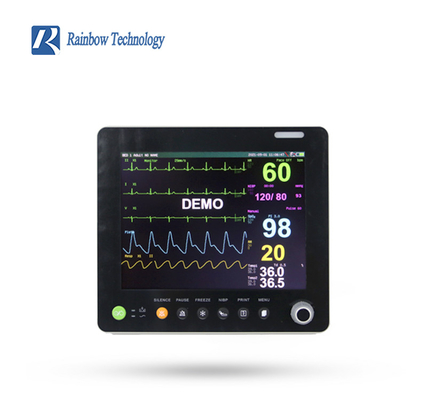 휴대용 ECG HR NIBP SPO2 RESP TEMP 다중 파라미터 환자 모니터