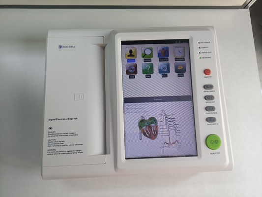 12채널 저렴한 가격 휴대용 휴대용 의료 홀터 12 리드 ECG ECG 디지털 머신
