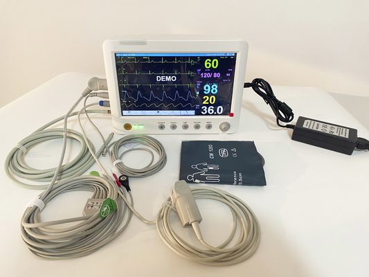 10.1인치 휴대용 ECG 기기 비탈 징후 환자 모니터 병원용