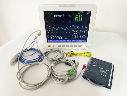 환자를 운반하는 환자 모니터 ECG 수소와 함께 병원을위한 생명 신호 모니터