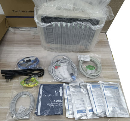 6-파라미터 환자 모니터 (트롤리, 침대 옆, 전기 전원 포함, 1년 보증)