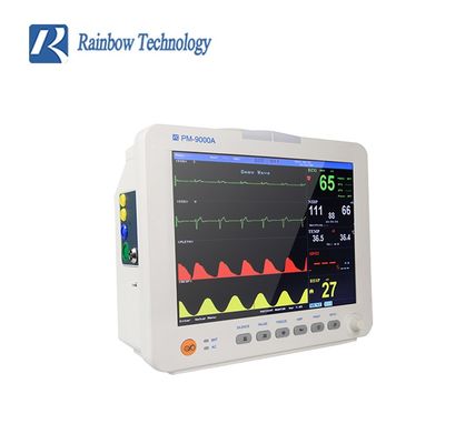 ISO FSC 승인 다중 매개변수 환자 모니터 (7개 언어 지원 및 2년 유통기한) - 병원, 클리닉, 가정 간호용