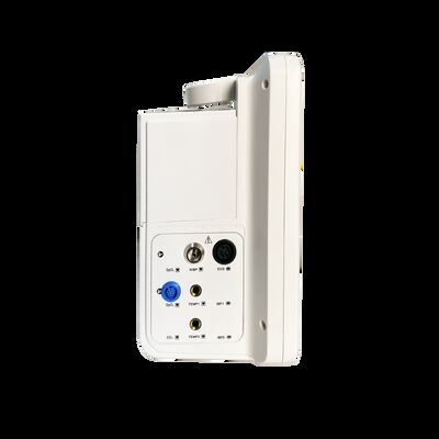 12.1인치 컬러 LCD 디스플레이 멀티 파라미터 환자 모니터 6 파라미터 (ECG/HR/RESP/SPO2/NIBP/Temp) 및 트롤리/벽 브래킷 설치