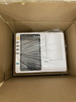 병원 및 클리닉용 7인치 터치스크린 및 열전사 프린터가 장착된 디지털 6채널 심전계