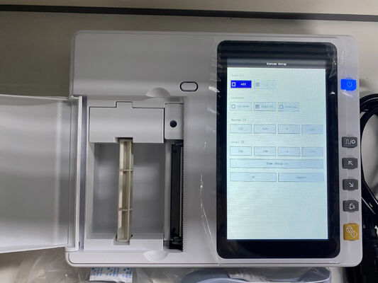 병원 및 클리닉용 7인치 터치스크린 및 열전사 프린터가 장착된 디지털 6채널 심전계