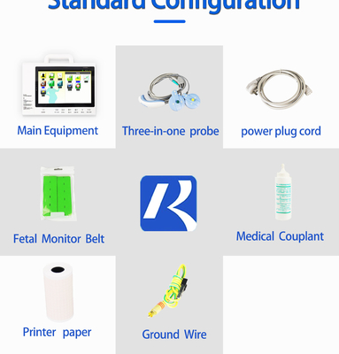 가지고 다닐 수 있는 태아 감시 장치 CTG 어머니 모니터 무역 보증 서비스는 제공되었습니다